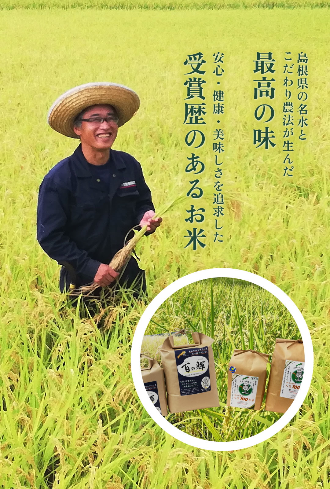 受賞歴のあるお米